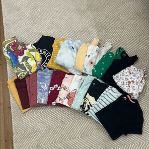 size 10-12 Colorful Clothing Bundle of 20 itams